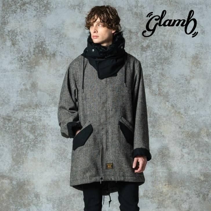 󤻾 glamb  å  High Neck Mods Coat/ϥͥåå  졼 ͥӡ 磻 ֥å GB0325/JKT12
