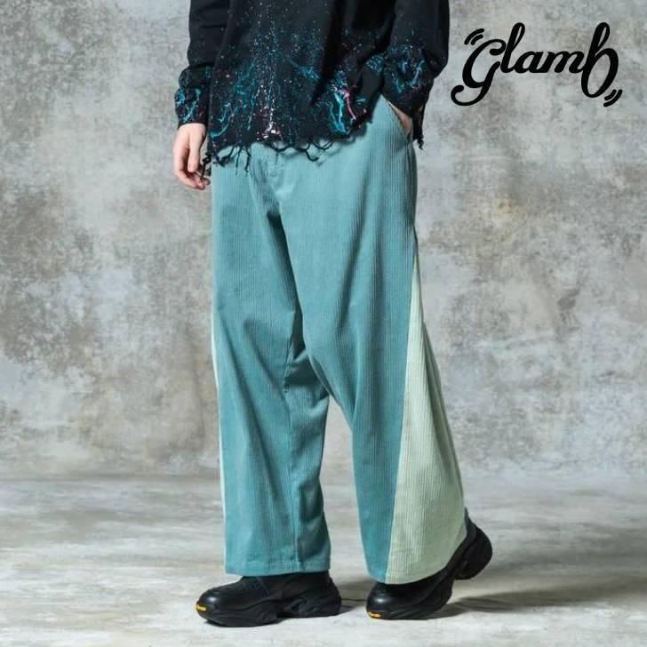 󤻾 glamb  磻ɥѥ  Overflow Corduroy Pants/Сեǥѥ  ߥ ֥饦 ֥å GB0325/P10
