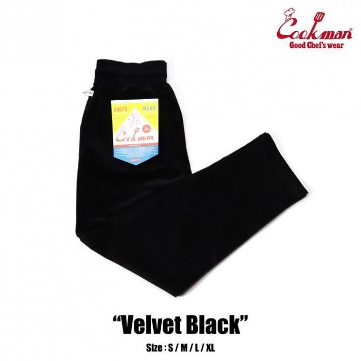 Cookman åޥ cookman եѥ  Chef Pants Velvet Black ֥å ߾ 231-23821
