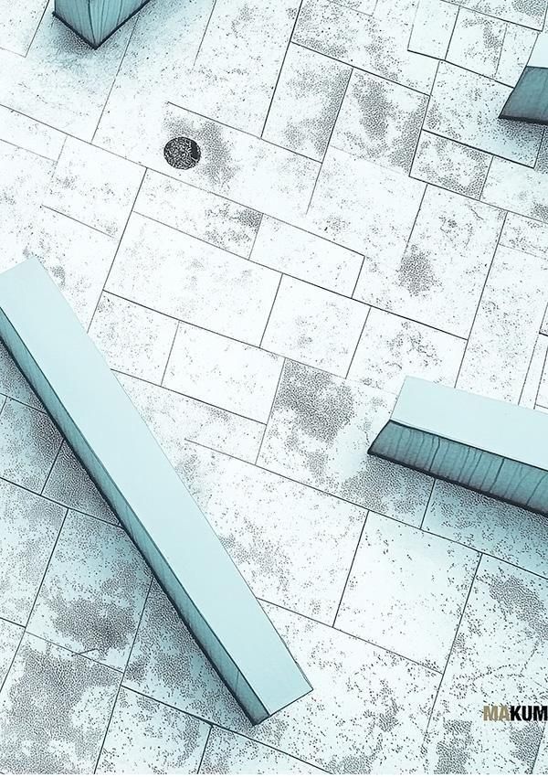 Gravity Lines | no.06 | アートポスター - MAKUMULUS