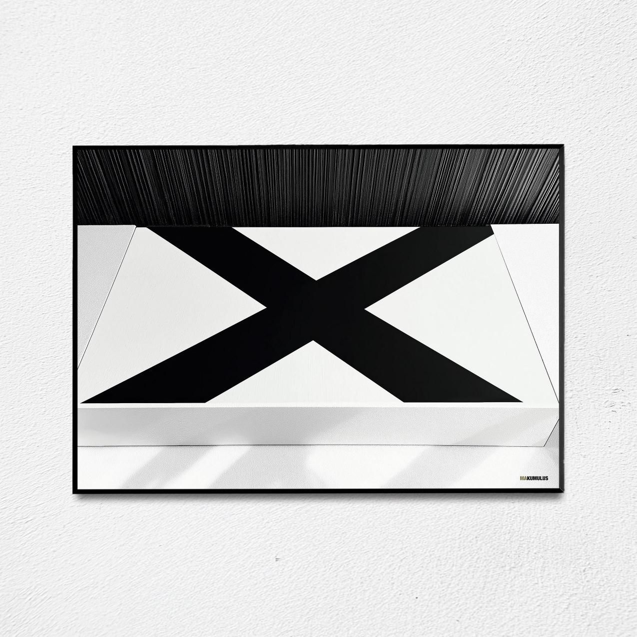 Black Intersection / on paper