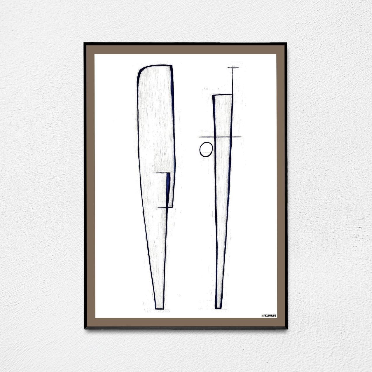 Vertical Silenc / on paper