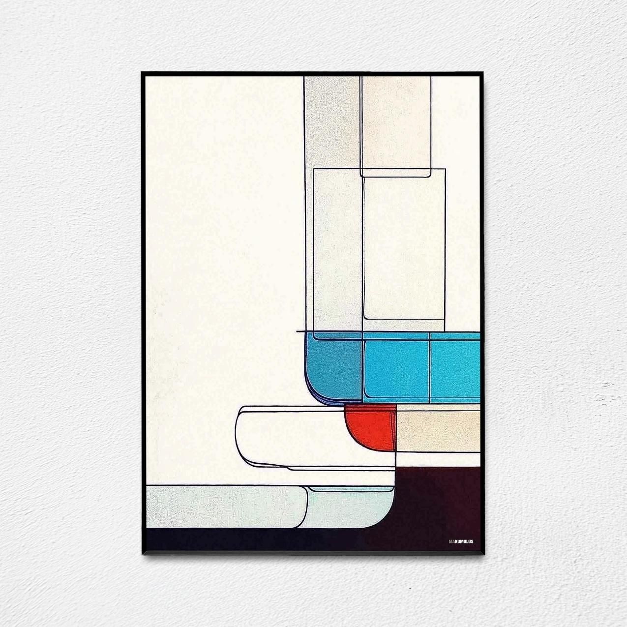 Blue Intervals / on paper