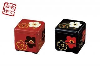 HAKOYA ミニお重珍味角 160ml 華文様梅の商品画像