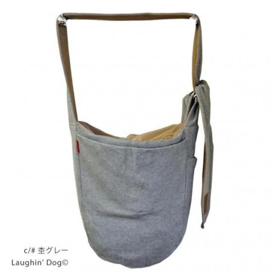 laughin' dog ラフィンドッグ スリング ペットキャリー グレー Laughin' Dog】ラフィンドッグスリング オリジナルのドッグスリング