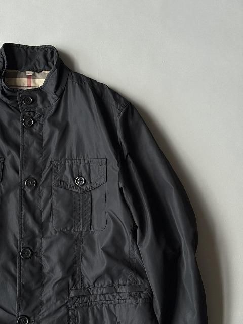 Burberry】 M-65 design Burberry check lining nylon field