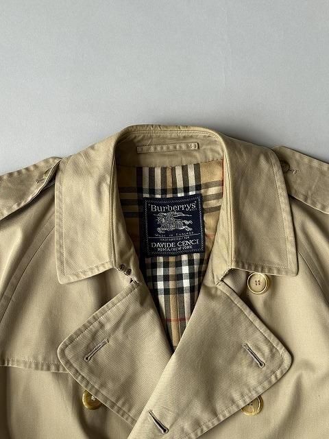 1990S【永遠の定番】英国製　Burberrys Trench Coat Burberrys 90s Made in England Old trench coat M beige With