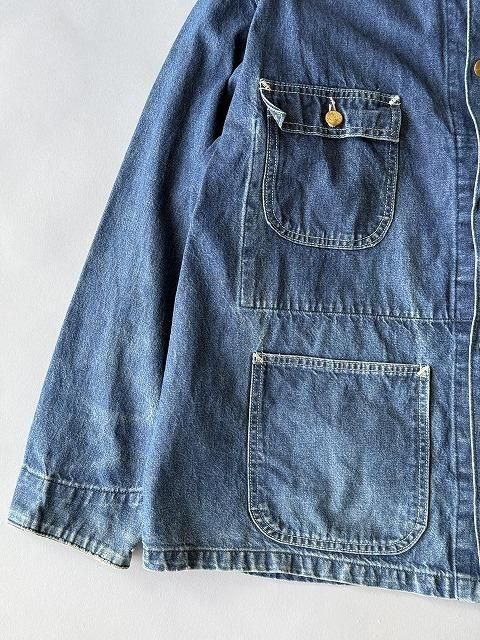 Carhartt 80s デニム チョアコート vintage USA製 80s USA製 carharttカーハート デニム チョアコート