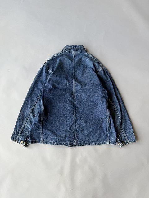 80s Carhaprtt デニムカバーオール チョアコート USA製 L 80s Carhaprtt デニムカバーオール チョアコート USA製 L 古着