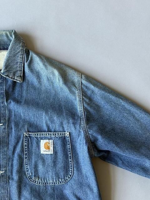 Carhartt】 Denim Chore Coat カーハート デニムカバーオール Carhartt】 Denim Chore Coat カーハート デニムカバーオール