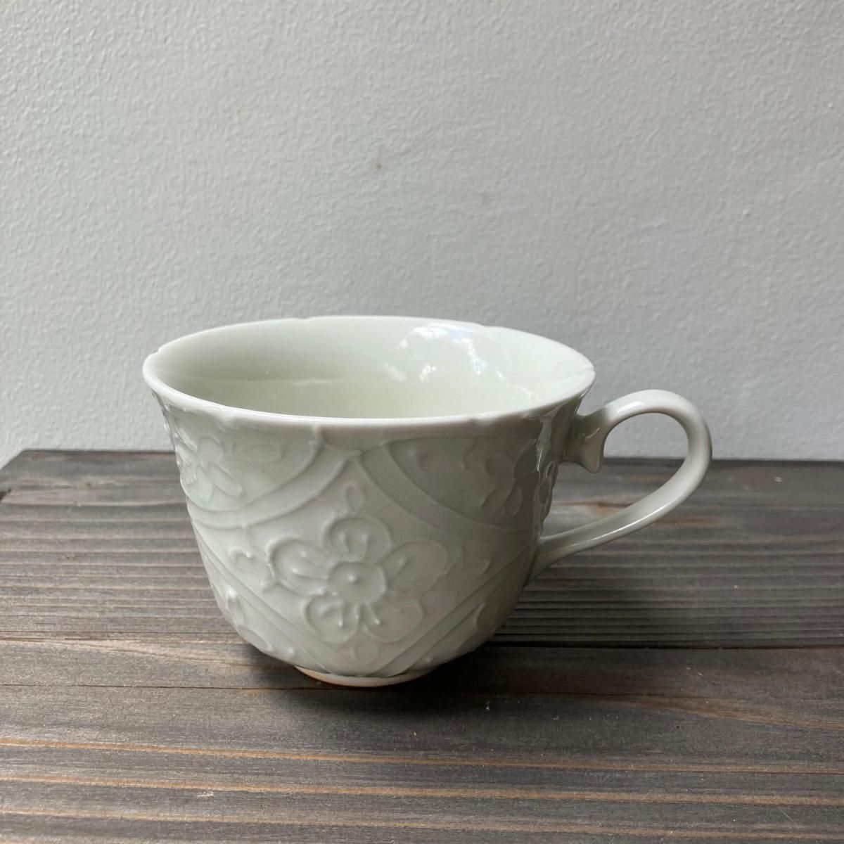 手彫りコーヒーカップ 手彫り コーヒーカップ 木製 天然木 作家 日本製 チェリー材