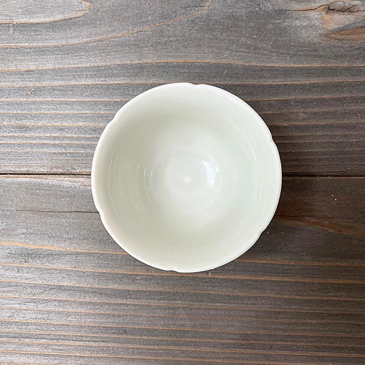 灰青釉花七宝杯 - 器まるかく京都