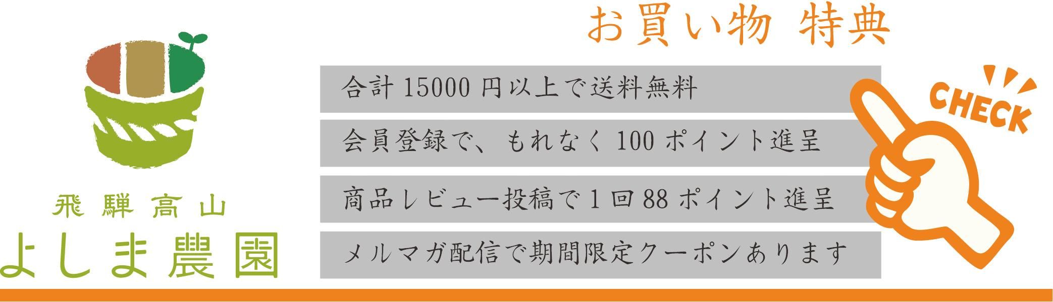 飛騨高山よしま農園【公式本店】ネットショップ
