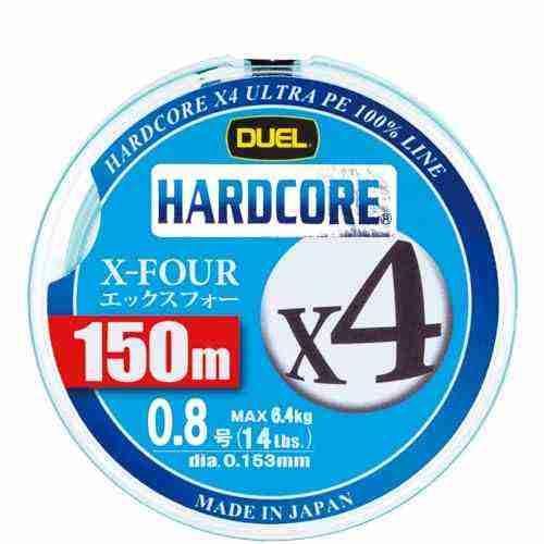 DUEL ǥ奨 HARDCORE X4 150m 0.8 MG ߥ륭꡼