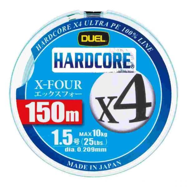 DUEL ǥ奨 HARDCORE X4 150m 1.5 MG ߥ륭꡼