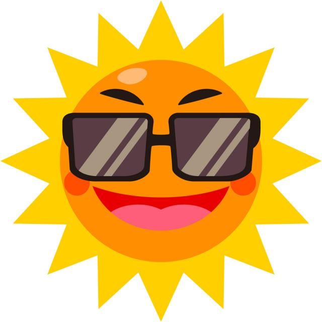 サングラス 太陽