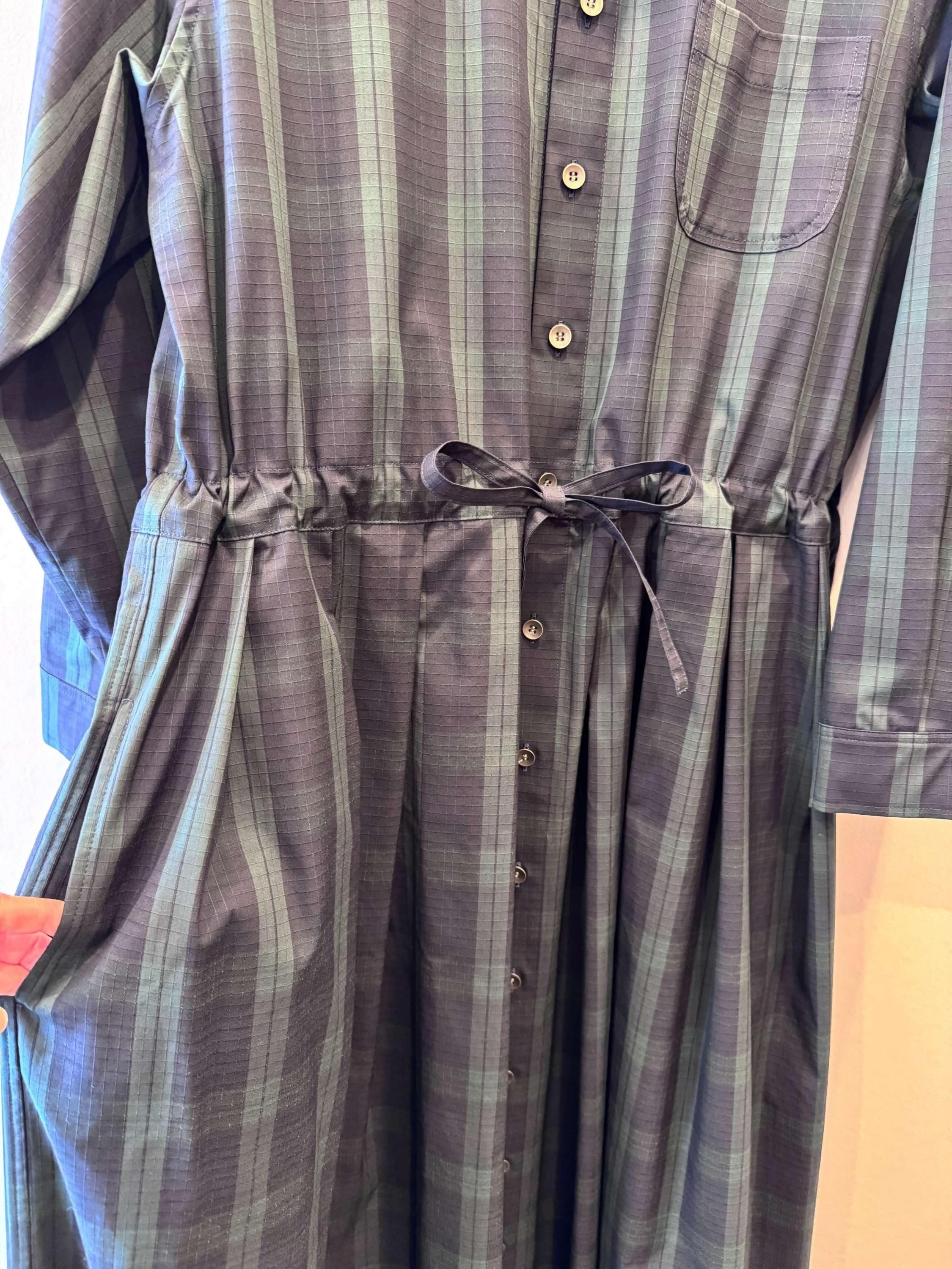 LIROMAブラックウォッチワンピース - LE CLOSET + RAFFSPEC