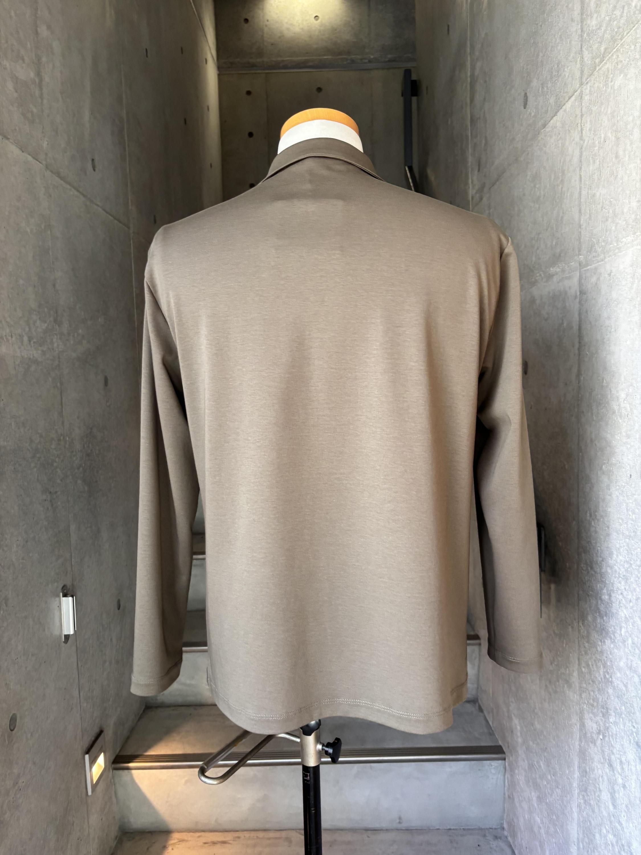 nomiamo カットソージャケット nomiamo - コットンリネン カットソージャケット / ベージュ