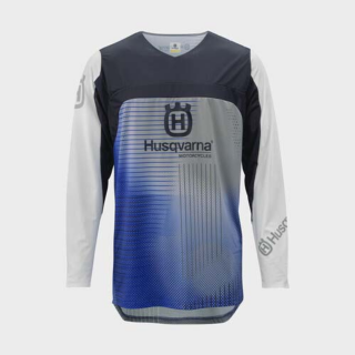 RAILED JERSEY - BLUE
