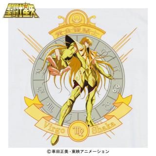 聖闘士星矢30周年展限定 乙女座 バルゴ シャカ Tシャツ Lサイズ 聖闘士聖衣神話EX バルゴシャカ（神聖衣） | 魂ウェブ