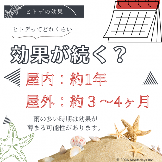 害獣忌避剤 ヒトデでバリア 5