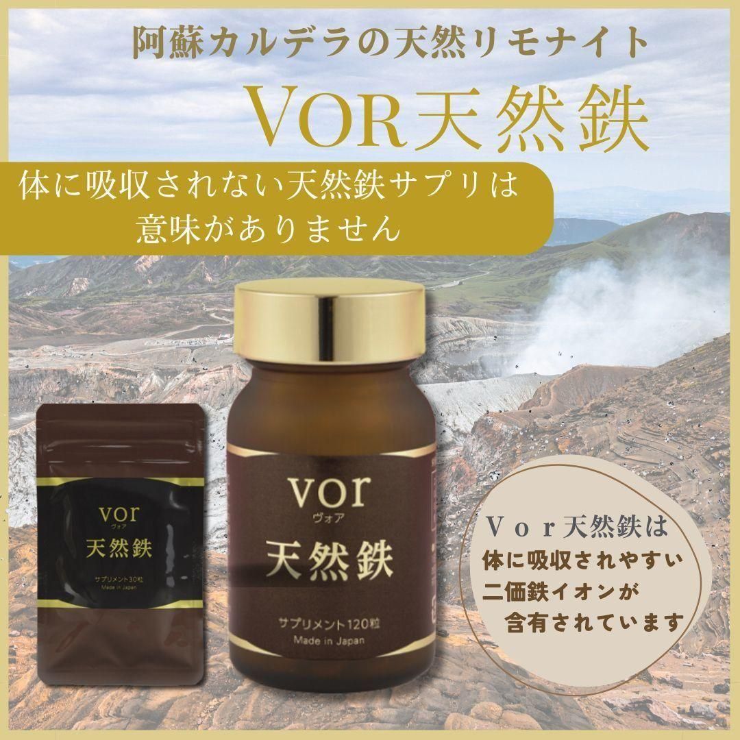 鉄分 VOR 120粒 ナチュ