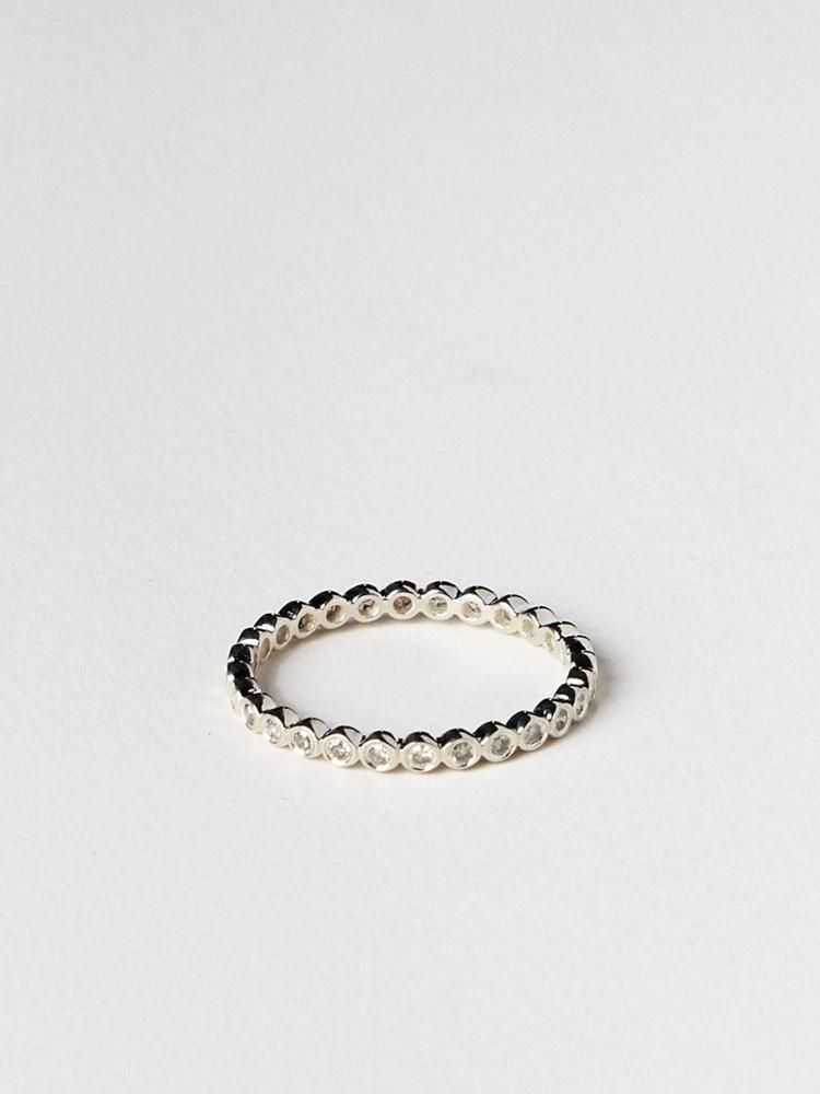 Bezel eternity ring