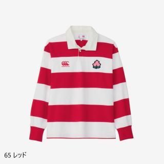 JAPAN L/S 4INCH STRIPE RUGBY JERSEY