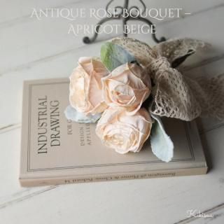 ȥե֡ Antique Rose Bouquet &#8211; Apricot Beige ХΥߥ˥֡