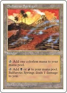 β/Sulfurous Springs(5ED(JPN) R