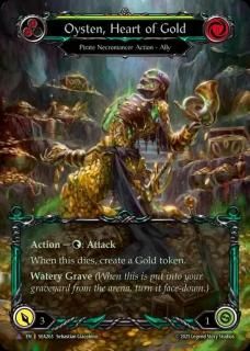 ENۡCold Foil[Pirate Necromancer] Oysten, Heart of Gold / ؤο졢ƥ () [Marvel]SEA263