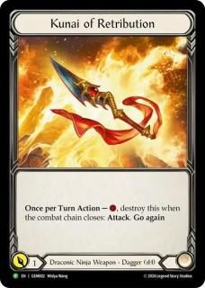 ENۡCold Foil[Draconic Ninja] Kunai of Retribution / Υʥ [P]GEM002