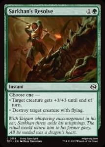 <img class='new_mark_img1' src='https://img.shop-pro.jp/img/new/icons1.gif' style='border:none;display:inline;margin:0px;padding:0px;width:auto;' /> 륫η/Sarkhan's Resolve(TDM)(EN)C
