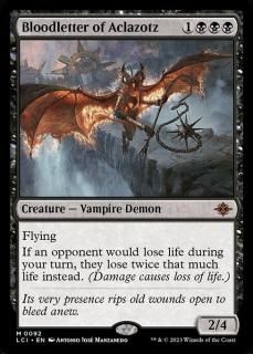 <img class='new_mark_img1' src='https://img.shop-pro.jp/img/new/icons1.gif' style='border:none;display:inline;margin:0px;padding:0px;width:auto;' />/Bloodletter of Aclazotz(LCI)(EN)