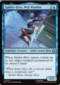 <img class='new_mark_img1' src='https://img.shop-pro.jp/img/new/icons1.gif' style='border:none;display:inline;margin:0px;padding:0px;width:auto;' />ֿ֤͡ѥХ/Spider-Byte, Web Warden(SPM)(EN)U Foil