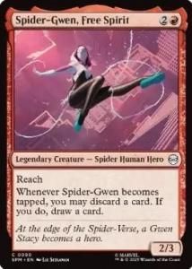 <img class='new_mark_img1' src='https://img.shop-pro.jp/img/new/icons1.gif' style='border:none;display:inline;margin:0px;padding:0px;width:auto;' />ͳ͡ѥ/Spider-Gwen, Free Spirit(SPM)(EN)C Foil