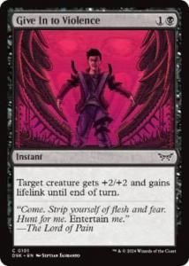 <img class='new_mark_img1' src='https://img.shop-pro.jp/img/new/icons1.gif' style='border:none;display:inline;margin:0px;padding:0px;width:auto;' />˽Ϥؤζ/Give In to Violence(DSK)(EN)C Foil