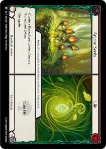 ENۡCold Foil[Earth Runeblade] Arcane Seeds <> Life / Ѥμ <> ̿ () [P]LGS350