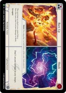 ENۡCold Foil[Lightning Runeblade] Burn Up <> Shock / ǳ <> å () [P]LGS345