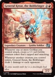 <img class='new_mark_img1' src='https://img.shop-pro.jp/img/new/icons1.gif' style='border:none;display:inline;margin:0px;padding:0px;width:auto;' />Ÿɱ졼/General Kreat, the Boltbringer (J25) (EN) U