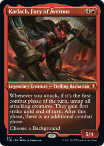 <img class='new_mark_img1' src='https://img.shop-pro.jp/img/new/icons1.gif' style='border:none;display:inline;margin:0px;padding:0px;width:auto;' />̥ʰܡå/Karlach, Fury of Avernus (CLB)(EN) RåFoil