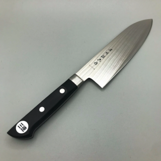 Japanese Santoku Kitchen Knife 6.5"165mm Stainless/Seki Satake/Sharpened