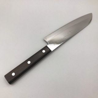 Japanese Santoku Knife 6.7" 170mm Semi-Stainless Chromax/Echizen En'en/Sharpened