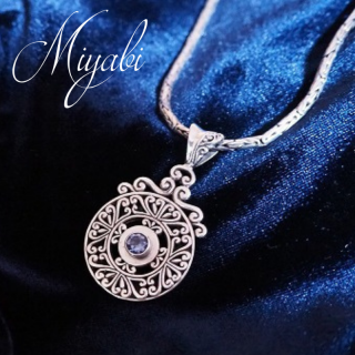  Key Motif Pendant Top Iolite Baroque Хåڥ ȥå 饤