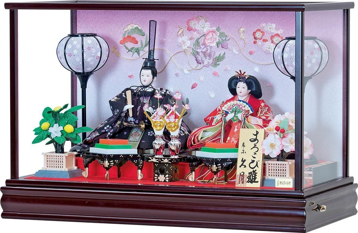 雛人形 久月 芥子親王 ガラス