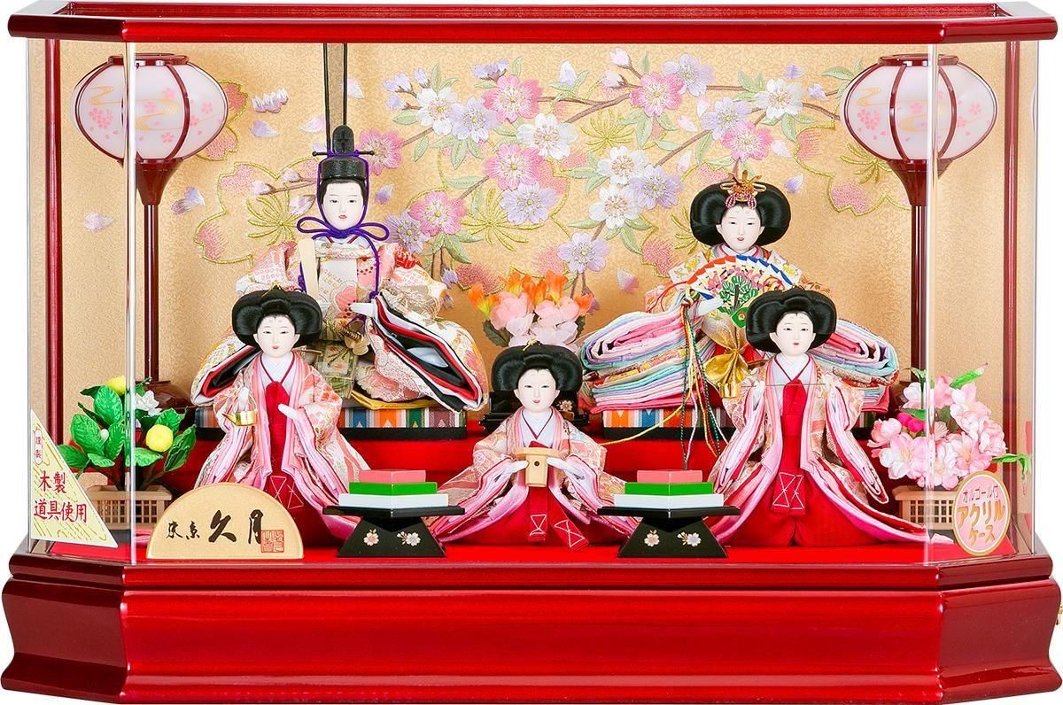 雛人形 久月 小芥子親王 五人