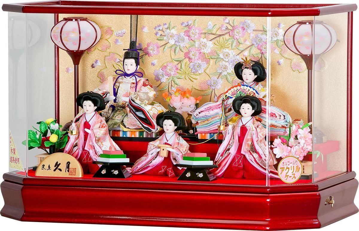 雛人形 久月 小芥子親王 五人