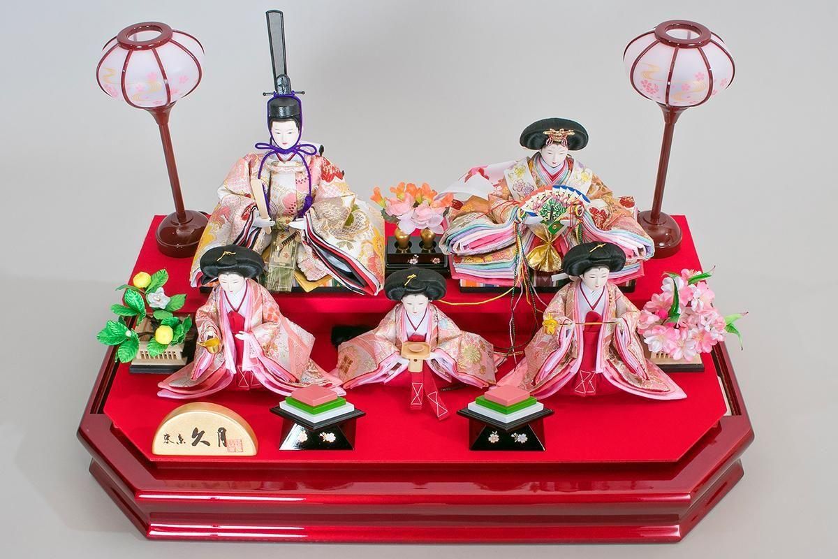 雛人形 久月 小芥子親王 五人