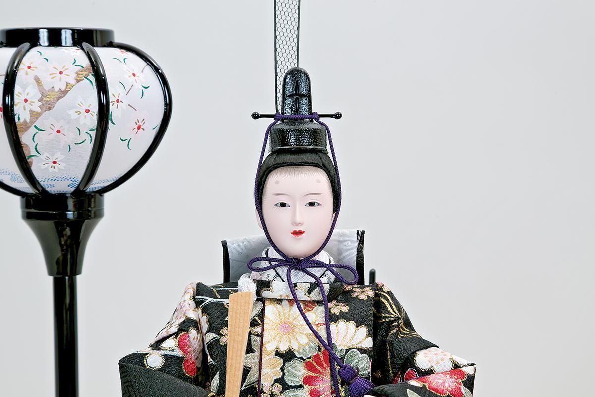 雛人形 吉徳 枝桜模様扇形 ア