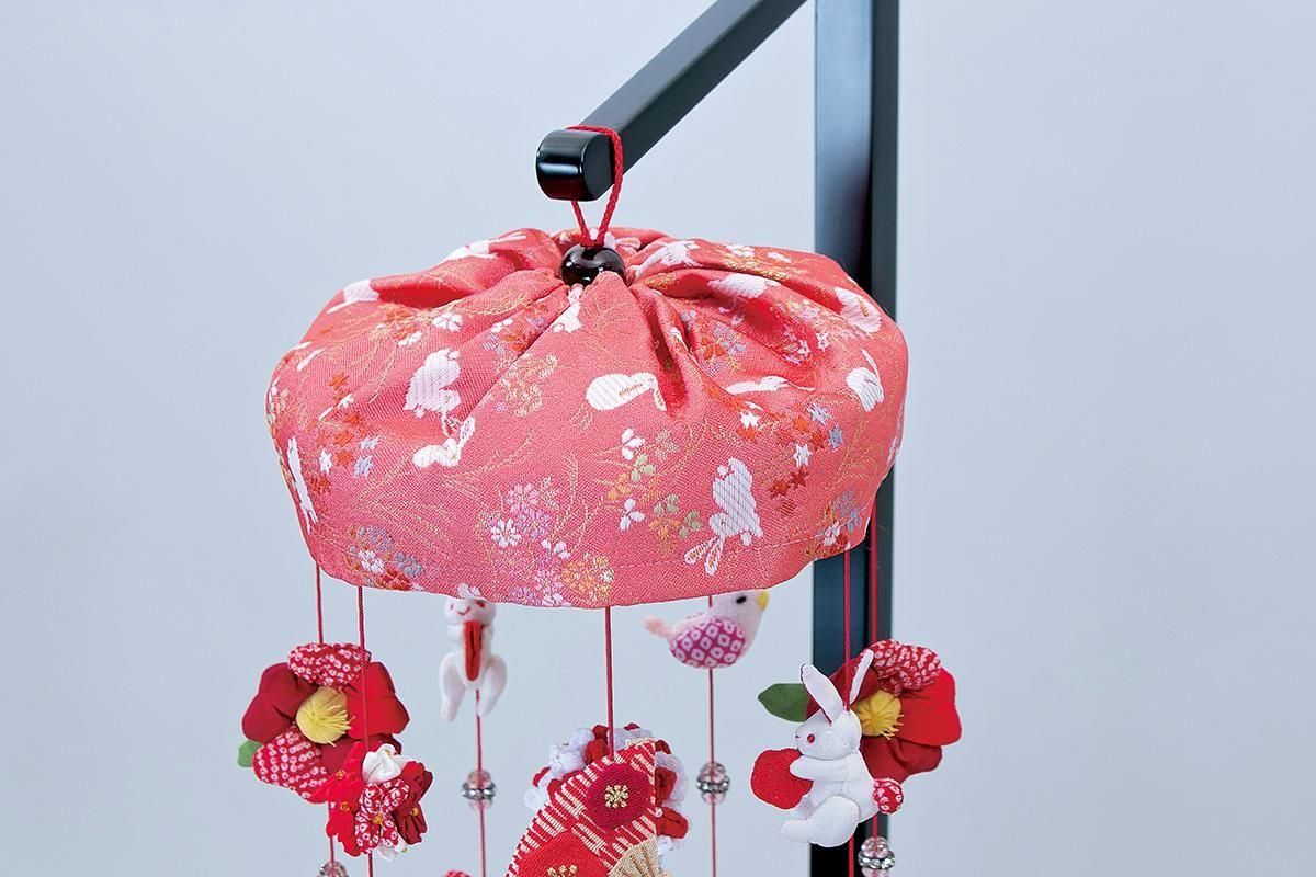 つるし飾り 赤うさぎ極上